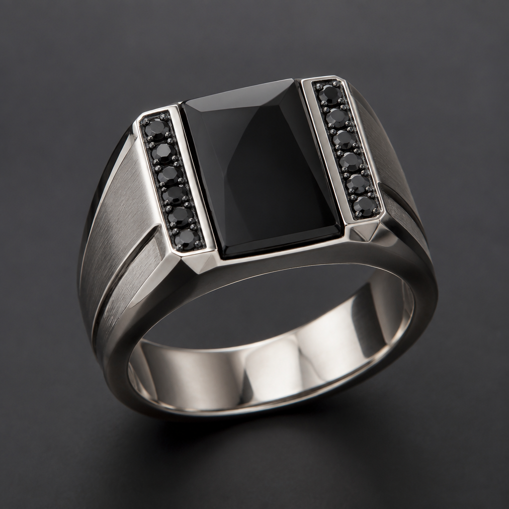 A men's ring
photorealistic jewelry design, A men's ring, modern style, just the design no text