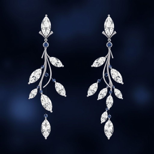Make a women wear diamond earrings