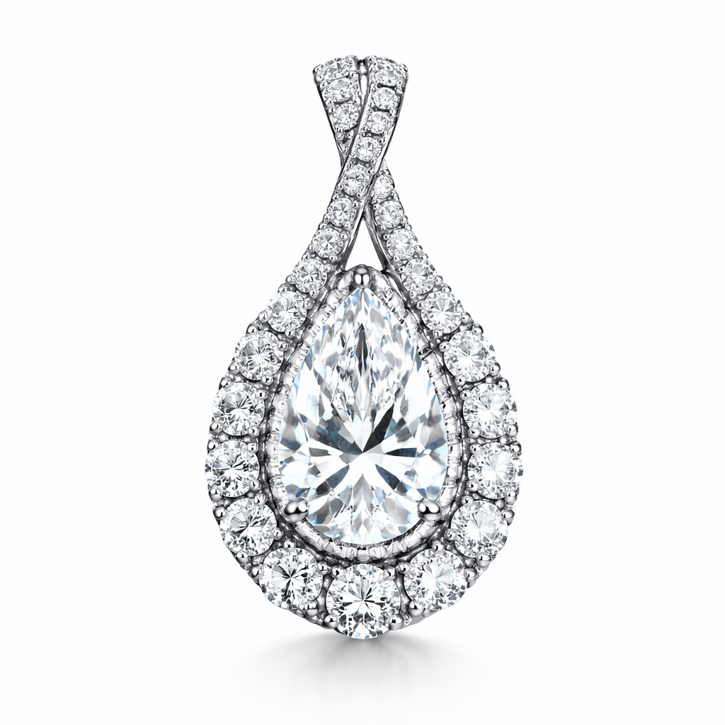 Just a pendent with diamond on the sides