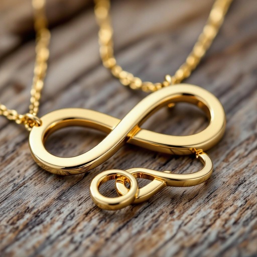 Modern earring and necklace and ring  jewelry design with gold
