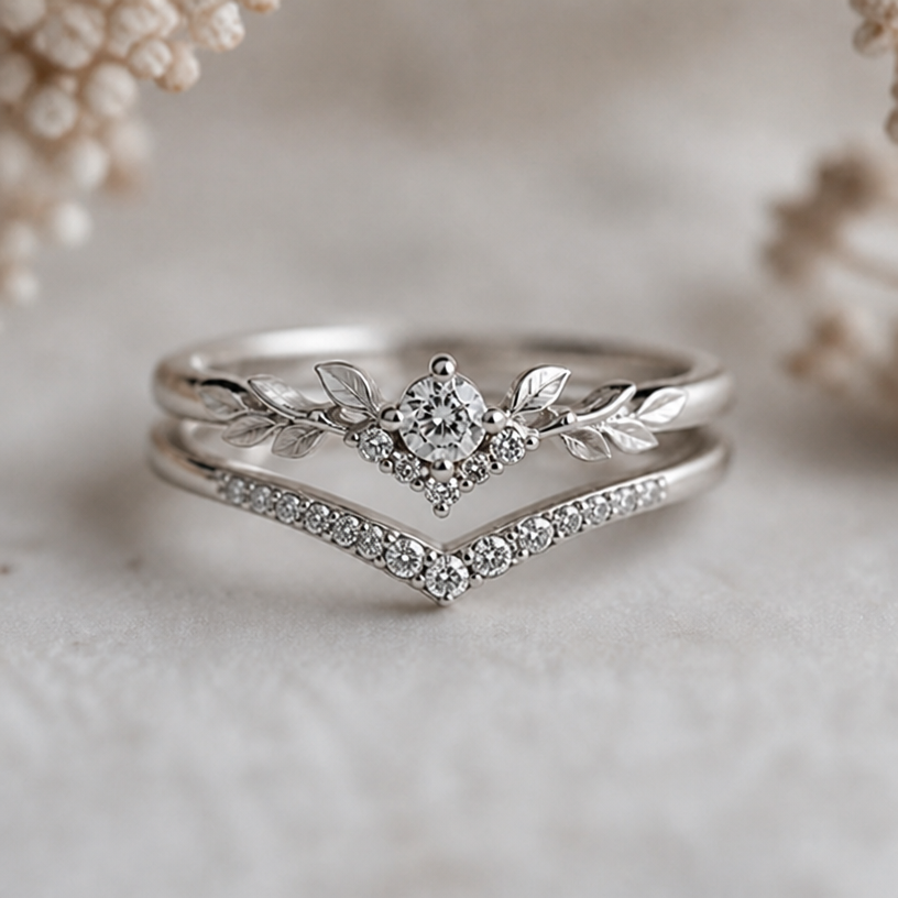 Make the rhinestones of the lower ring smaller on the sides and bigger in the middle
edit the attached jewelry design with these instructions: Make the rhinestones of the lower ring smaller on the sides and bigger in the middle. keep it photorealistic, just the design no text