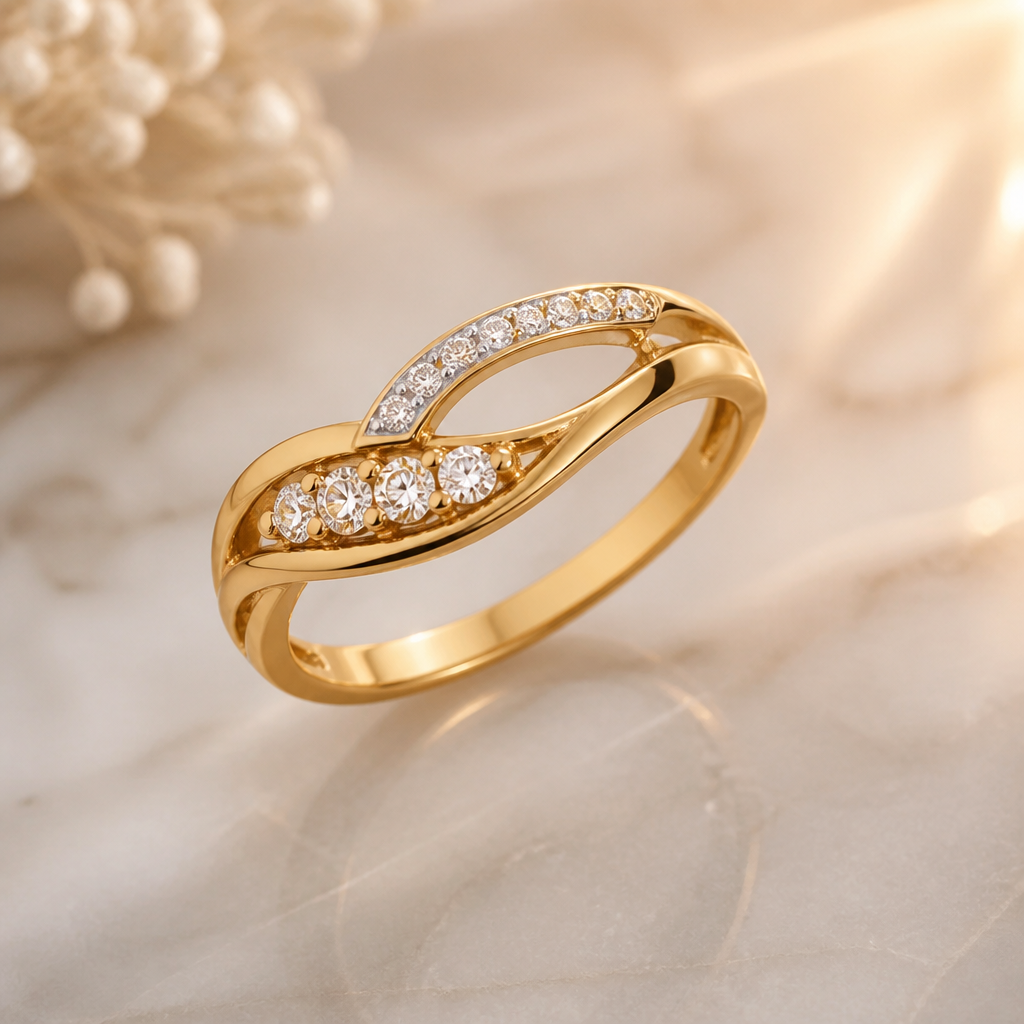 A women's ring. gallery phone gallery
photorealistic jewelry design, A women's ring. gallery phone gallery, modern style, just the design no text