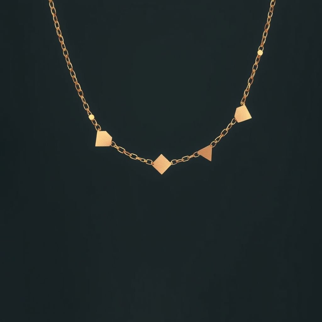 Thin gold chain
