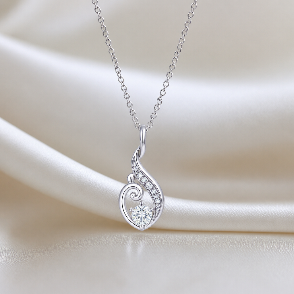 A minimalist women's pendant made of white gold with diamond stones suitable for daily wear, minimalist, simple and delicate, clean lines. ใช้ลายไทยเป็นส่วนประกอบ, cost 10,000฿
photorealistic jewelry design, A minimalist women's pendant made of white gold with diamond stones suitable for daily wear, minimalist, simple and delicate, clean lines. ใช้ลายไทยเป็นส่วนประกอบ, cost 10,000฿, minimalist style, just the design no text
