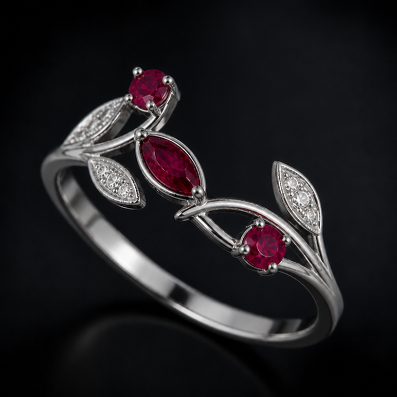 remove the teardrop ruby and diamond halo around it
edit the attached jewelry design with these instructions: remove the teardrop ruby and diamond halo around it. keep it photorealistic, just the design no text
