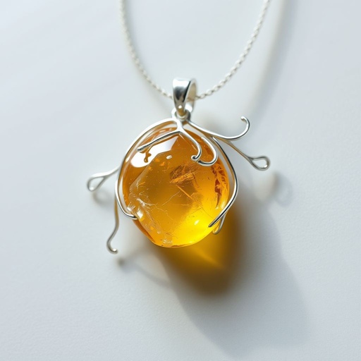 Create a pendant with raw natural gemstone pendant shall look like sun rising. Using minimal silver 