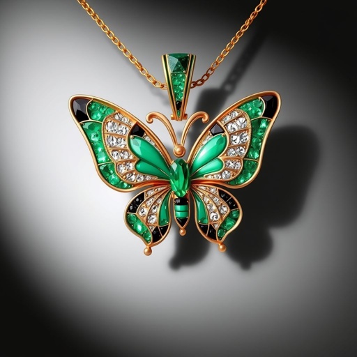 Letter c with butterfly
