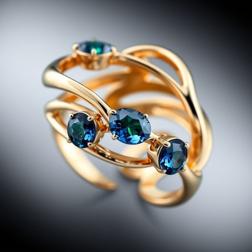 15 carat Arabian blue and green Nanette cut sapphire gemstones and Fl lF clarity multi ring