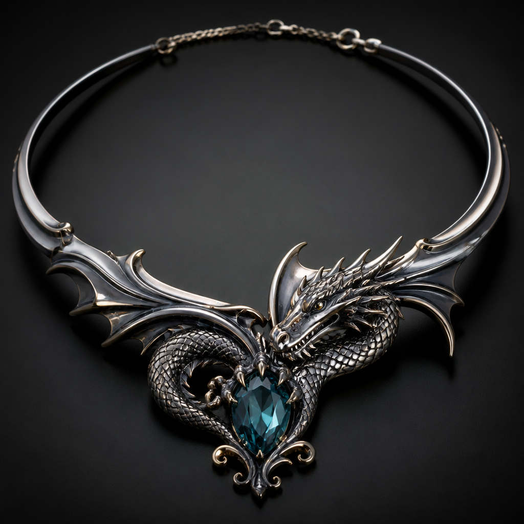 dragon
photorealistic jewelry design, dragon, sculptural style, just the design no text