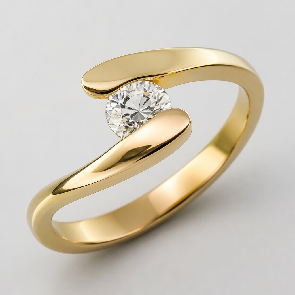 A women's ring
photorealistic jewelry design, A women's ring, modern style, just the design no text