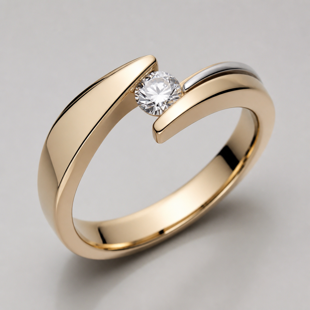 A modern women's ring
photorealistic jewelry design, A modern women's ring, modern style, just the design no text