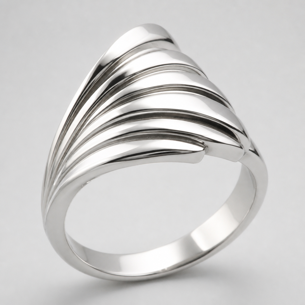 Sterling silver ring
photorealistic jewelry design, Sterling silver ring
, modern style, just the design no text