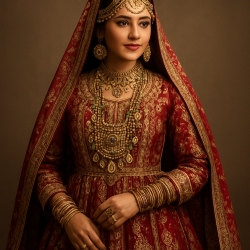 A nice big Afghani set of clothes and jewelry