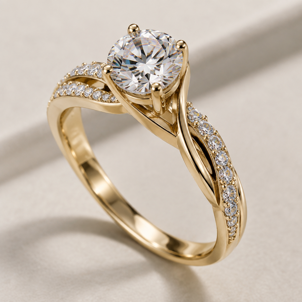 A women's ring
photorealistic jewelry design, A women's ring, modern style, just the design no text
