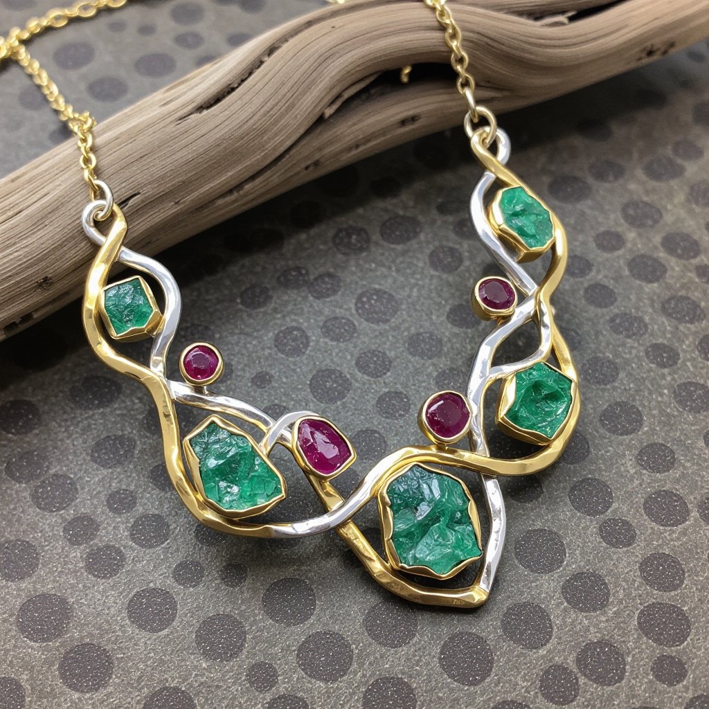 Necklace  nature inspired 