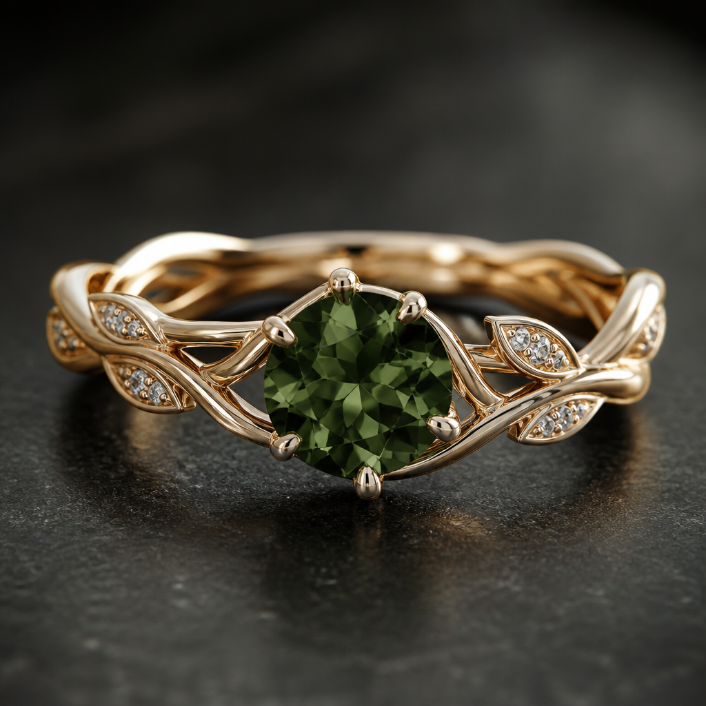 . Refinement: make band look a twist vine
photorealistic jewelry design, . Refinement: make band look a twist vine, just the design no text