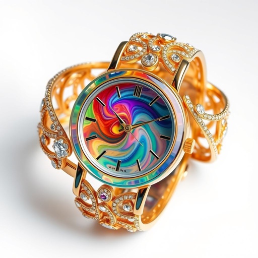 Flamboyant wrist watch