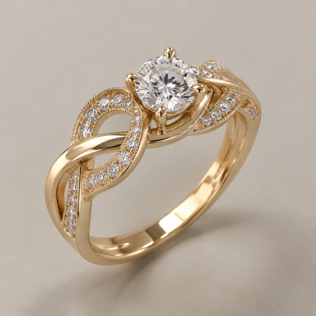A women's ring
photorealistic jewelry design, A women's ring, modern style, just the design no text