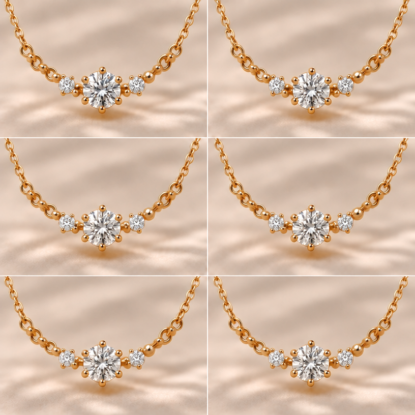 I want the small diamonds on each side
edit the attached jewelry design with these instructions: I want the small diamonds on each side. keep it photorealistic, just the design no text