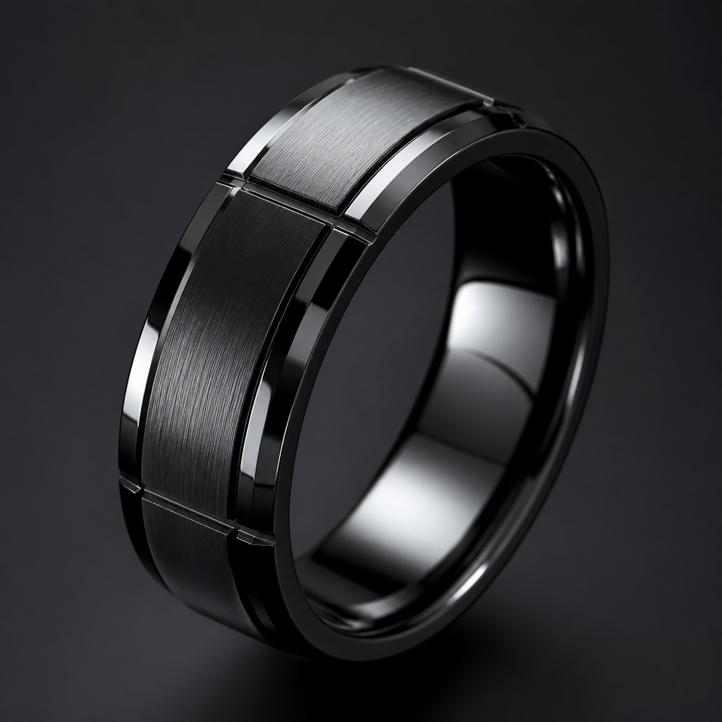 A men's ring
photorealistic jewelry design, A men's ring, modern style, just the design no text