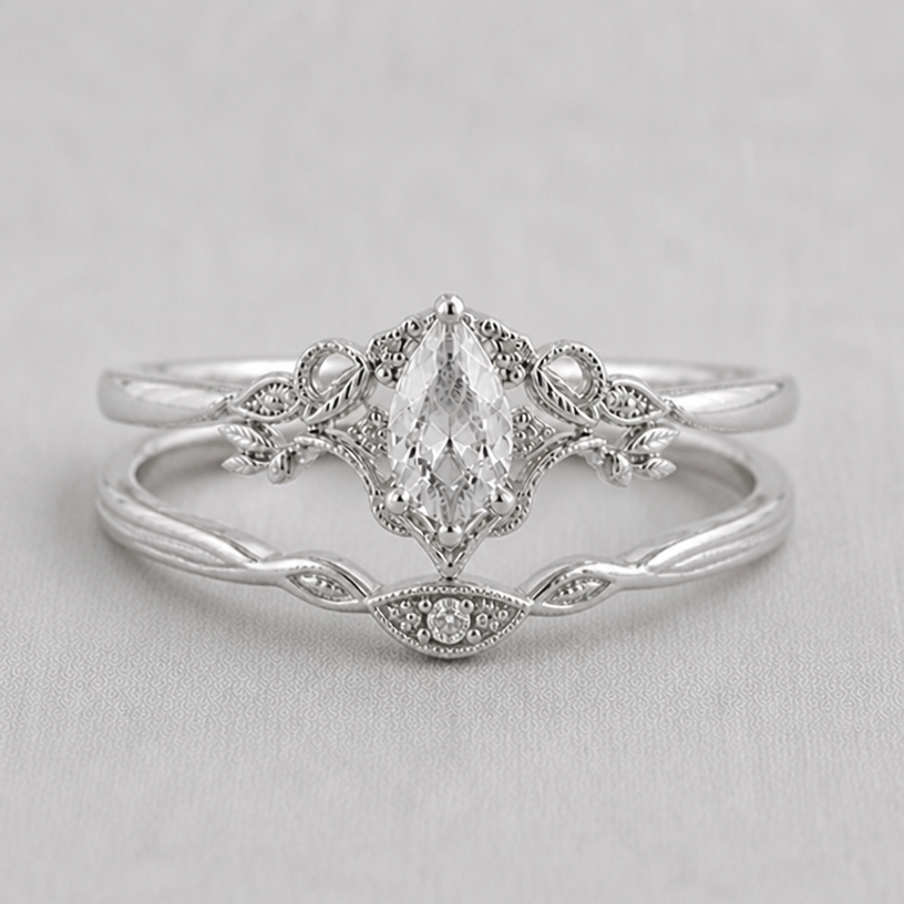 Less stones on the ring below
edit the attached jewelry design with these instructions: Less stones on the ring below. keep it photorealistic, just the design no text