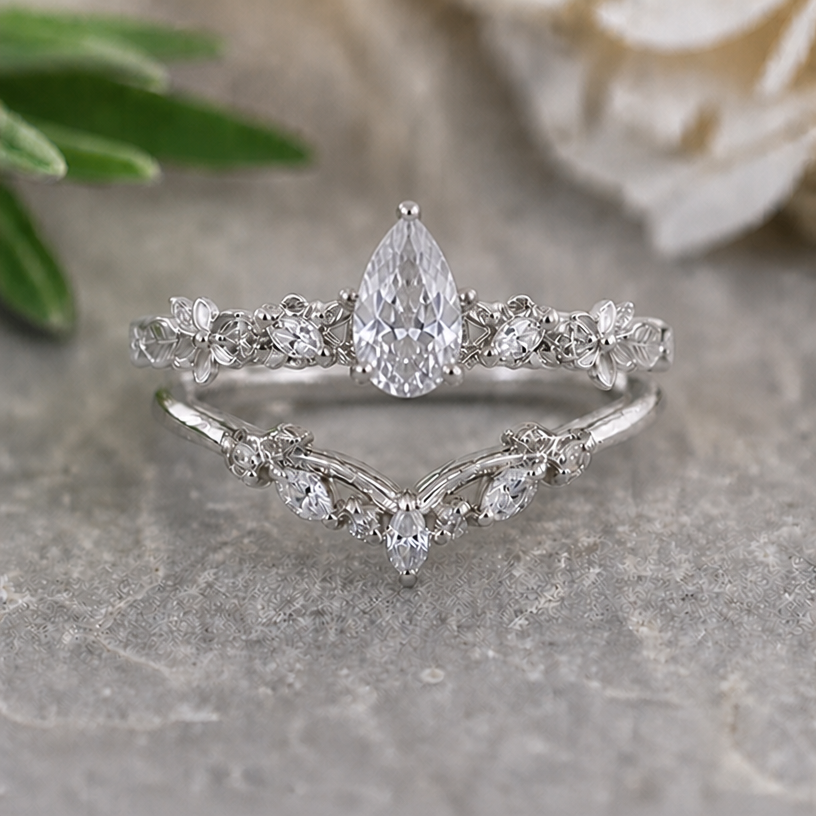 Please put the main stone of the upper ring higher
edit the attached jewelry design with these instructions: Please put the main stone of the upper ring higher. keep it photorealistic, just the design no text