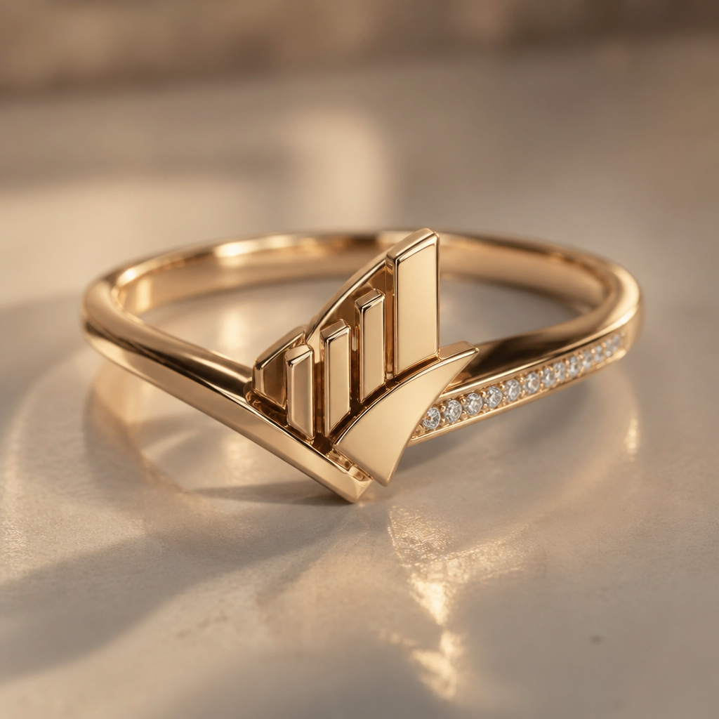 A women's ring. Anillo para graduación de la carrera desarrollo empresarial elegante fino imponente de alta gama y cálida
photorealistic jewelry design, A women's ring. Anillo para graduación de la carrera desarrollo empresarial elegante fino imponente de alta gama y cálida, modern style, just the design no text