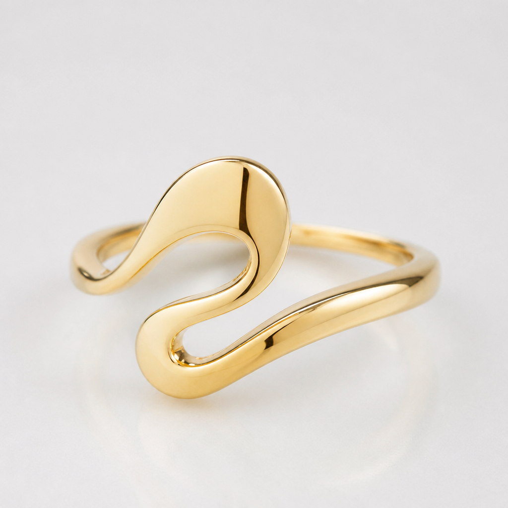 A women's ring. anillo de oro liso con mi nombre
photorealistic jewelry design, A women's ring. anillo de oro liso con mi nombre, modern style, just the design no text