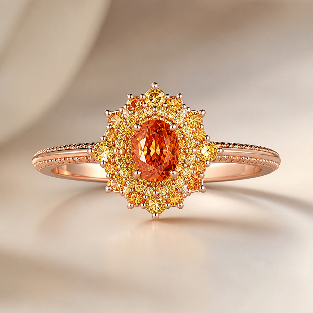 Yellow and orange diamonds with a rose gold thin band
photorealistic jewelry design, Yellow and orange diamonds with a rose gold thin band , african style, just the design no text