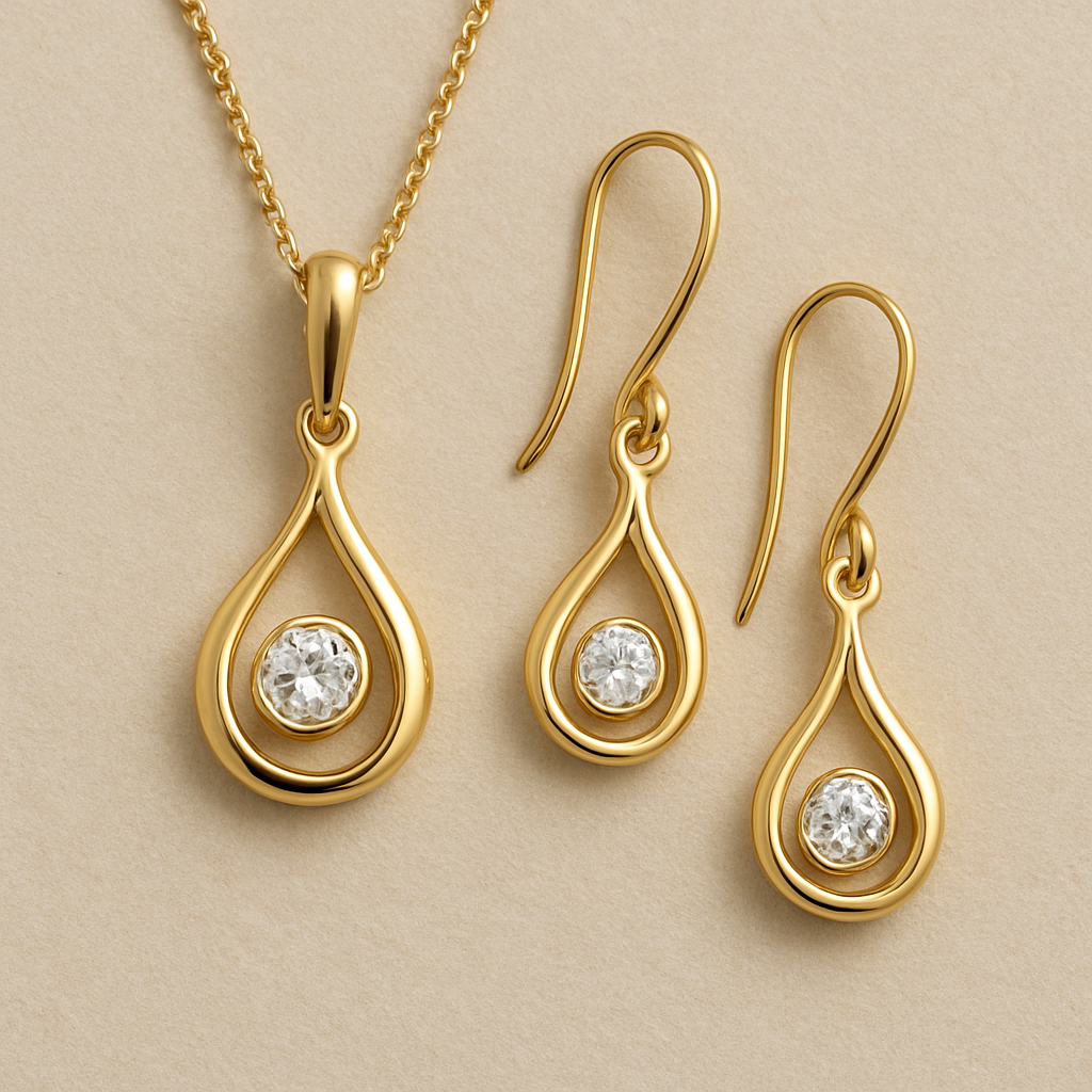 Daily wear pendant set