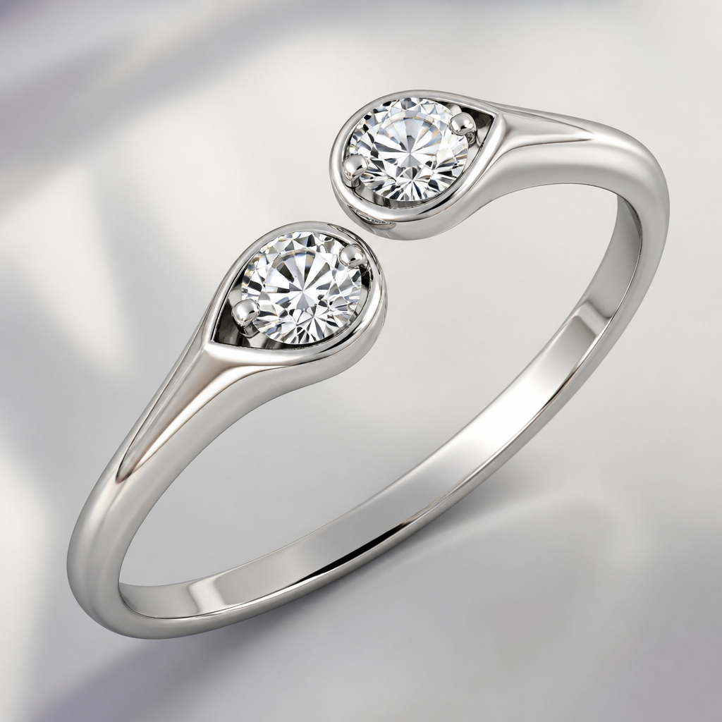 A women's ring
photorealistic jewelry design, A women's ring, modern style, just the design no text