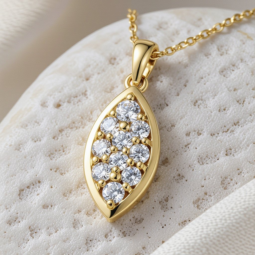 Tapered multiple marquise diamonds