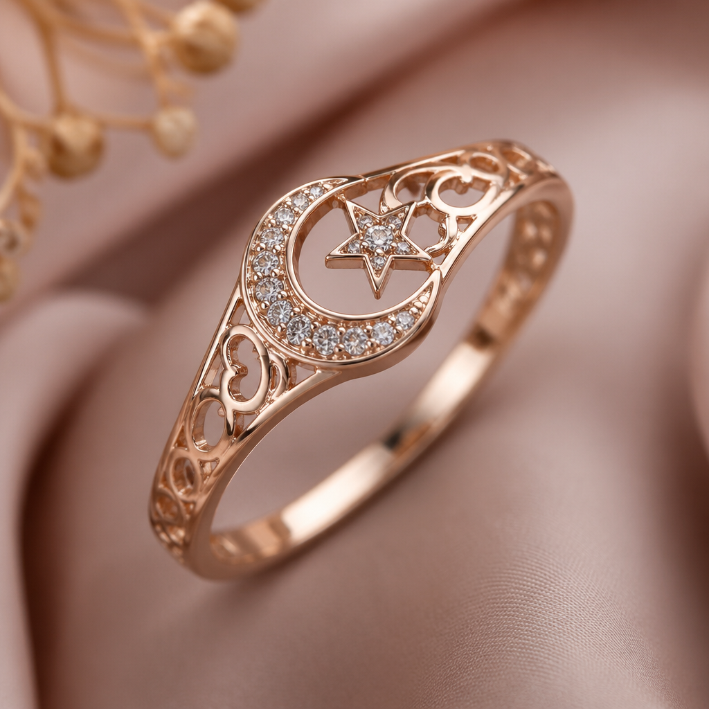 A women's ring. un anillo delicado árabe con su toque
photorealistic jewelry design, A women's ring. un anillo delicado árabe con su toque, modern style, just the design no text