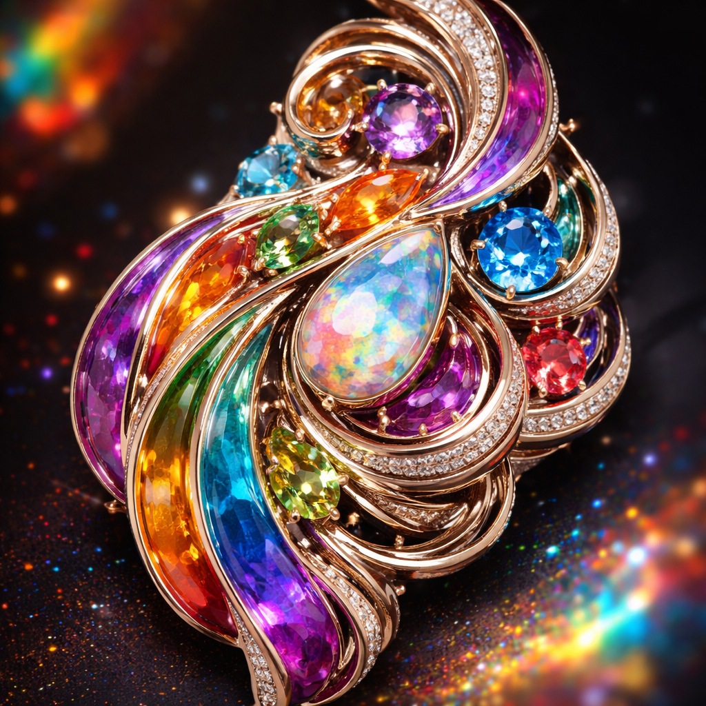 A rainbow super awesome twirly art
A rainbow super awesome twirly art, abstract style