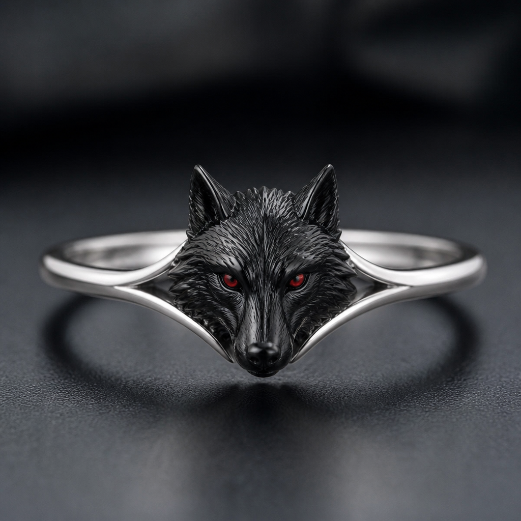 A platinum women's ring made of silver, minimalist, simple and delicate, clean lines. Ma wolf wali ring banana chati hu ring silver hu wolf black hu or eyes red hu glow kry girl ring
photorealistic jewelry design, A platinum women's ring made of silver, minimalist, simple and delicate, clean lines. Ma wolf wali ring banana chati hu ring silver hu wolf black hu or eyes red hu glow kry girl ring, platinum style, just the design no text