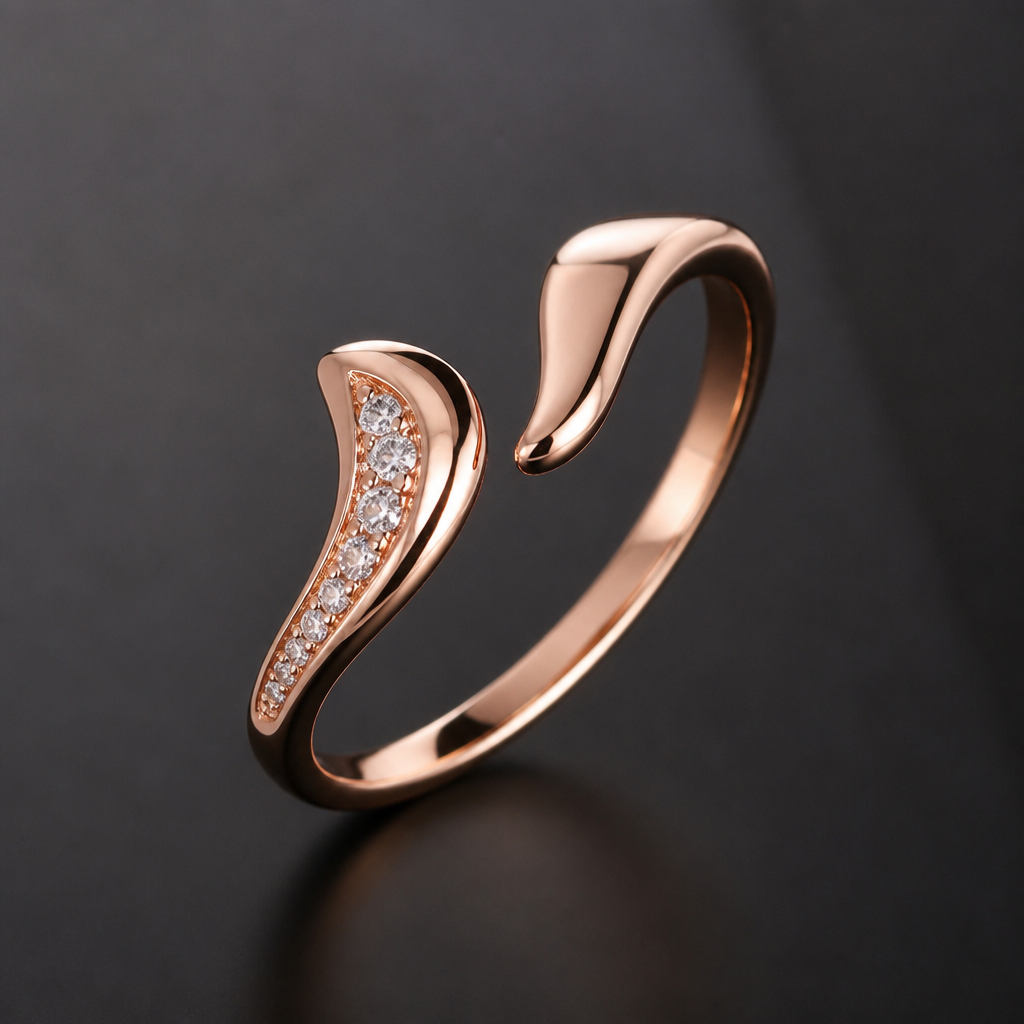A women's ring
photorealistic jewelry design, A women's ring, modern style, just the design no text