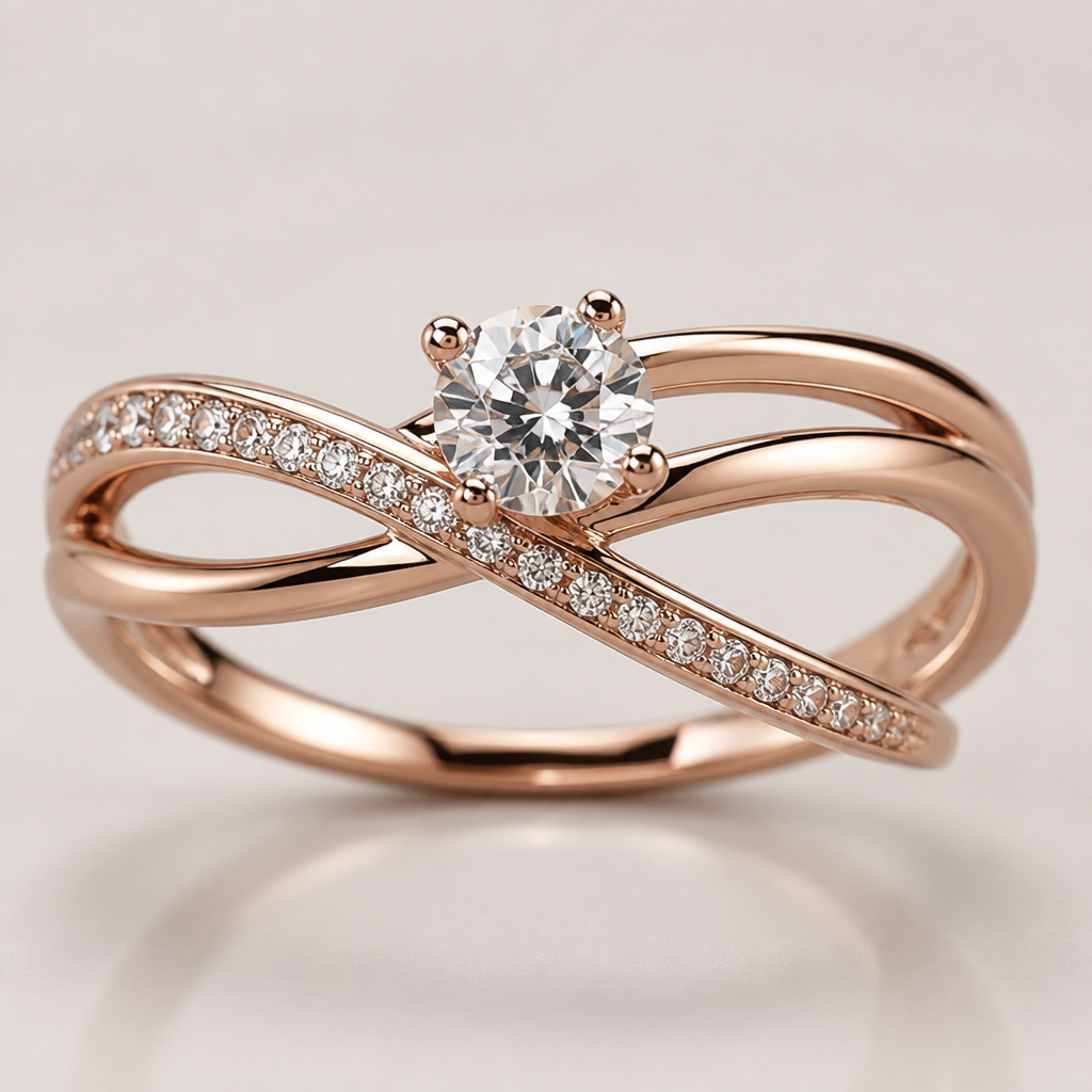 A women's ring
photorealistic jewelry design, A women's ring, modern style, just the design no text
