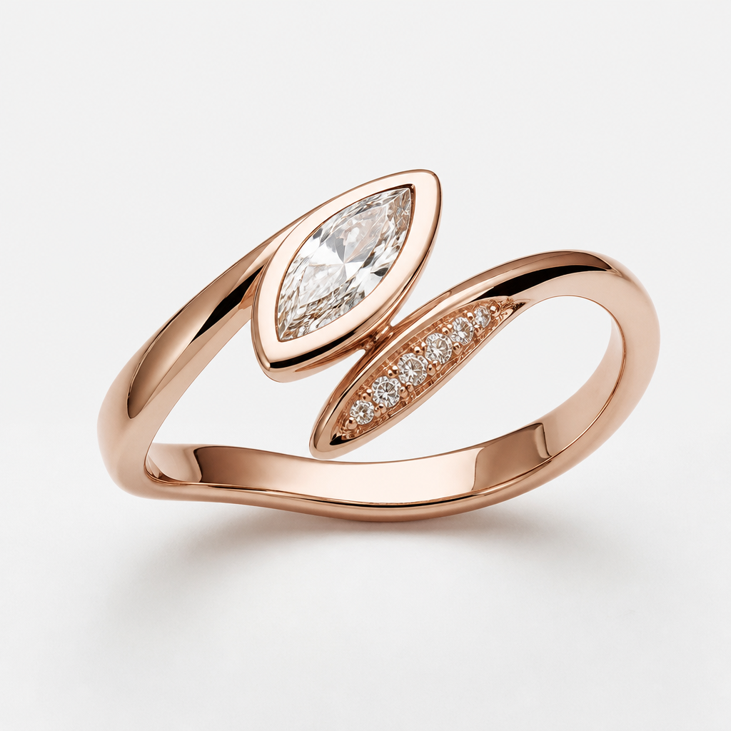 A women's ring
photorealistic jewelry design, A women's ring, modern style, just the design no text