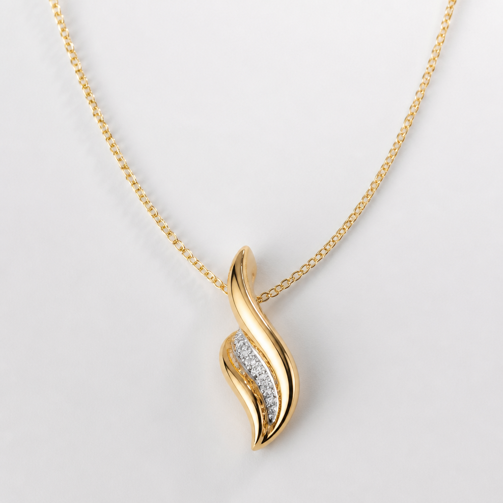 A women's necklace
photorealistic jewelry design, A women's necklace, modern style, just the design no text