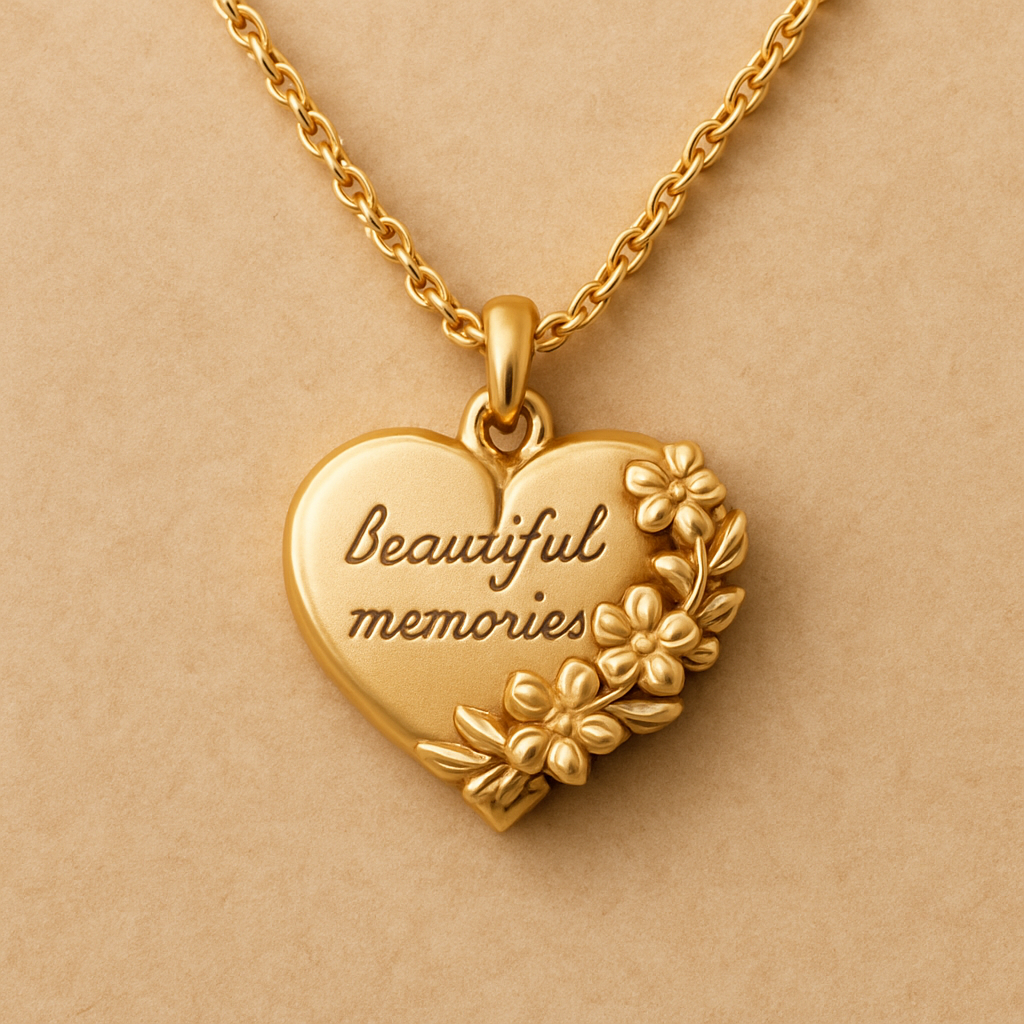 عقد يعبر عن احاسيس جميلة وذكريات جميلة