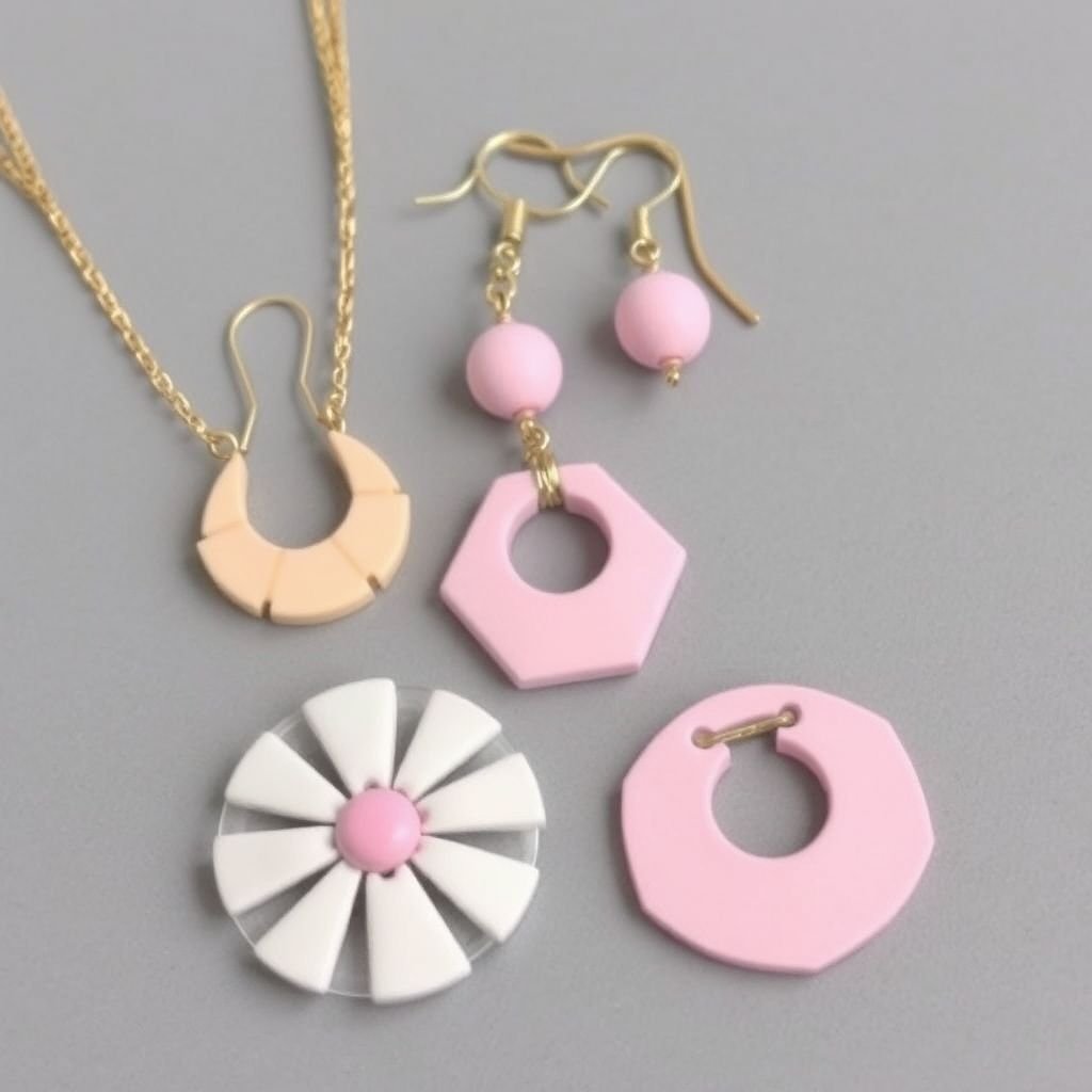 Polymer clay, pastel colors