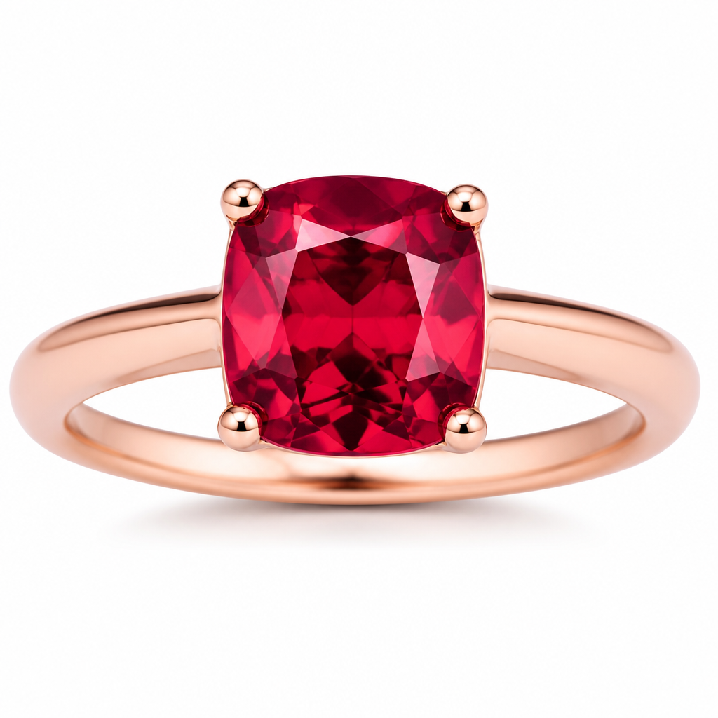 Ring with Jedi spinel cushion
photorealistic jewelry design, Ring with Jedi spinel cushion , minimalist style, just the design no text