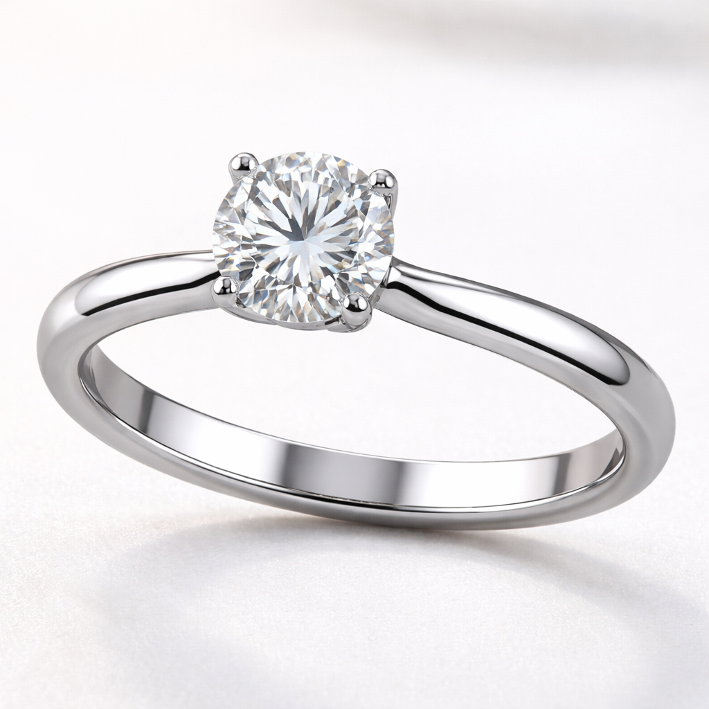 Solitaire with 3 mm shank
Solitaire with 3 mm shank, modern style